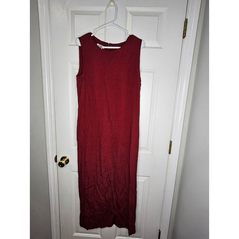 Talbots Size 14 Red Maxi Dress